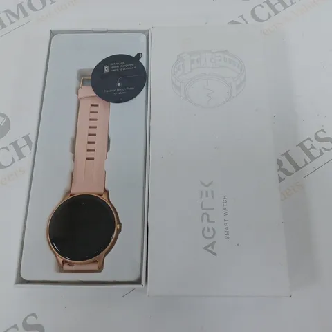 BOXED SMART WATCH IN ROSE GOLD/BLUSH