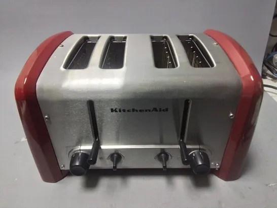 KITCHENAID ARTISAN 4-SLICE RED TOASTER