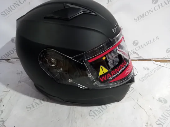 BLACK MOTORCYCLE HELMET IN BLACK SIZE XS 53-54CM 