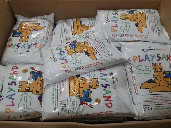 PALLET CONTAINING A LARGE QUANTITY OF 15KG BAGS OF ECO PLAY SAND