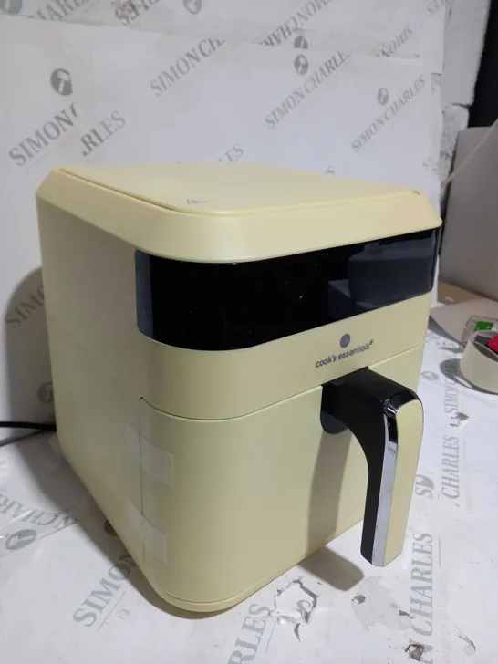 COOKS ESSENTIALS AIR FRYER IN YELLOW