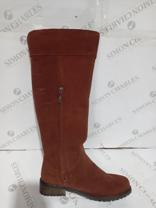 EMU AUSTRALIA HERVEY KNEE HIGH BOOT TAWNY SIZE 6