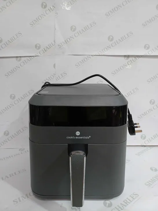 COOK'S ESSENTIALS 5.8L AIR FRYER IN SLATE GREY