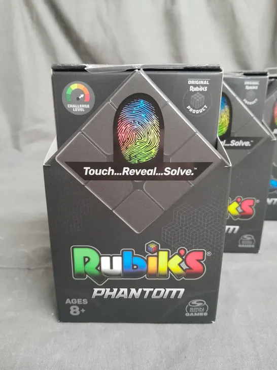 LOT OF 4 BOXED BRAND NEW RUBIKS PHANTOMS