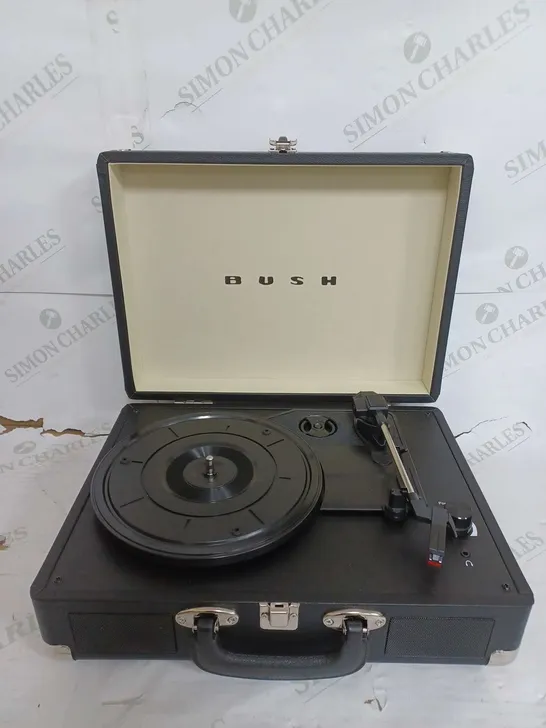 BOXED BUSH CLASSIC TURNTABLE BLACK 