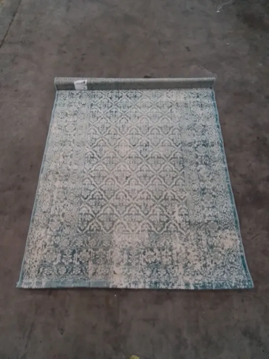 ULVERSTON TEAL RUG // SIZE: 120 X 170CM