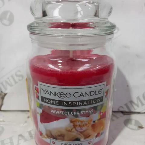 YANKEE CANDLE HOME INSPIRATION LIMITED EDITION PAWFECT CHRISTMAS CANDLE