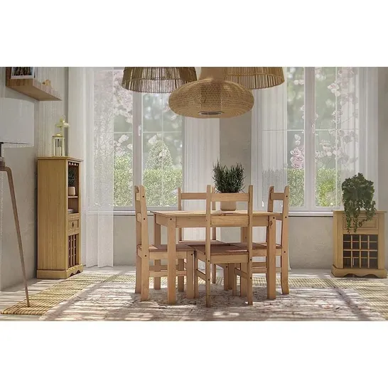 BOXED EMERFIELD DINING TABLE WITH 4 CHAIRS (1 BOX)