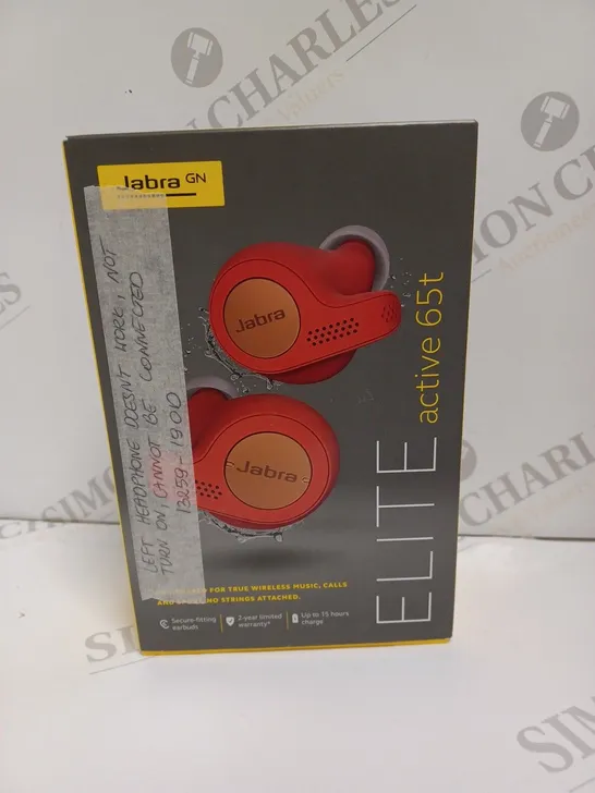 BOXED JABRA ELITE ACTIVE 65T EARBUDS