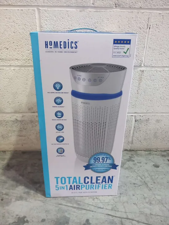 TWO BOXED HOMEDICS TOTAL CLEAN 5-IN-1 AIR PURIFIER AP-T30WT-GB(TWO BOXES)