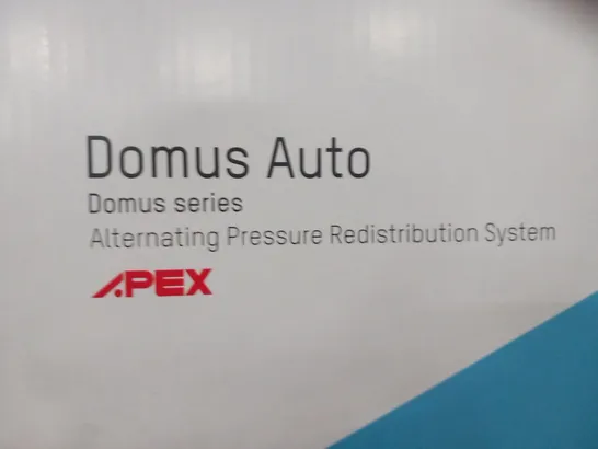 BRAND NEW BOXED APEX DOMUS AUTO DOMUS SERIES ALTERNATING PRESSURE REDISTRIBUTION SYSTEM AIR MATTRESS AND PUMP