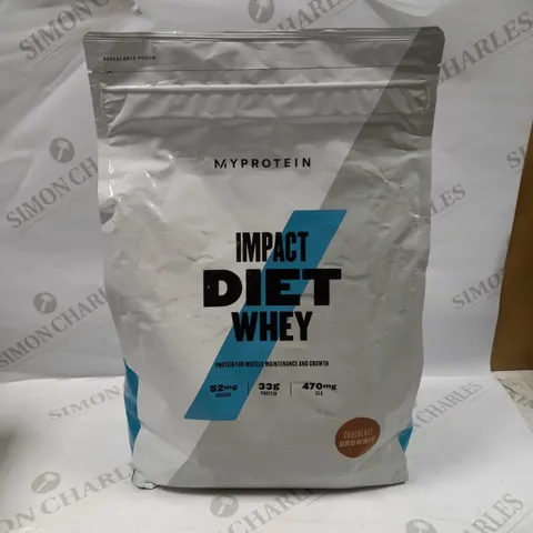 MYPROTEIN DIET IMPACT WHEY CHOCOLATE BROWNIE - 2.5KG