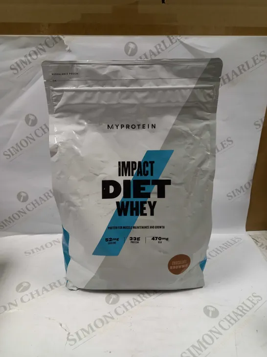 MYPROTEIN DIET IMPACT WHEY CHOCOLATE BROWNIE - 2.5KG