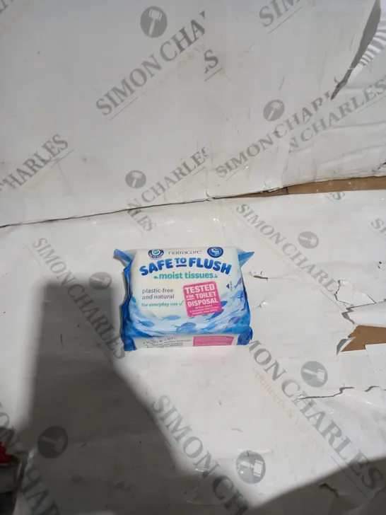 BOX OF 16 PACKS OF NATRA CARE SAFE TO FLUSH WIPES 