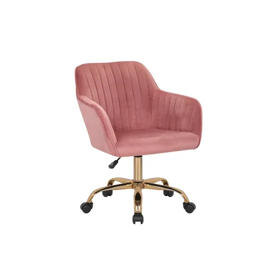 BOXED DESK CHAIR UPHOLSTERY COLOUR: PINK