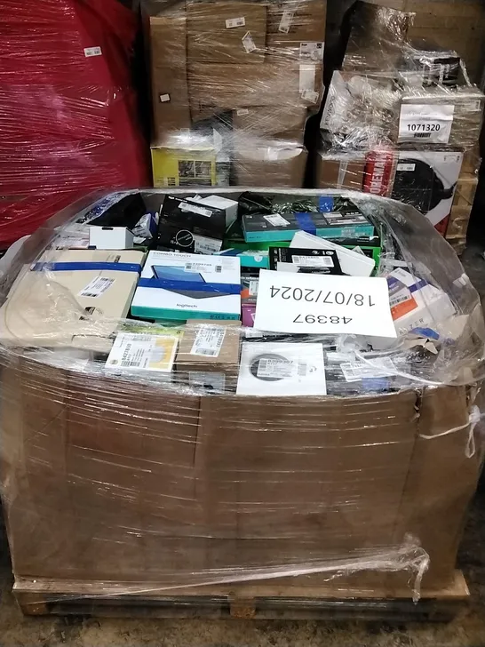 PALLET OF APPROXIMATELY 219 UNPROCESSED RAW RETURN HIGH VALUE ELECTRICAL GOODS TO INCLUDE;