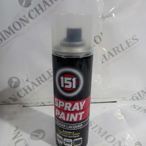 BOX OF 11 151 SPRAY PAINT CLEAR LACQUER
