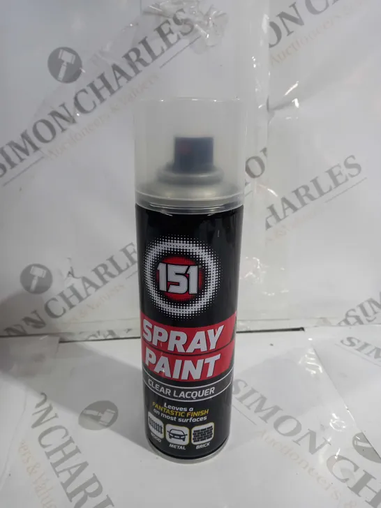 BOX OF 11 151 SPRAY PAINT CLEAR LACQUER