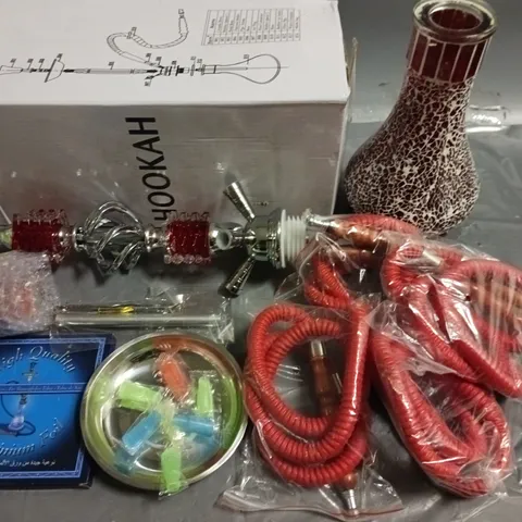 HOOKAH SMOKING PIPE - RED