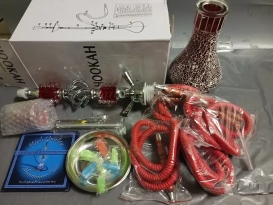 HOOKAH SMOKING PIPE - RED