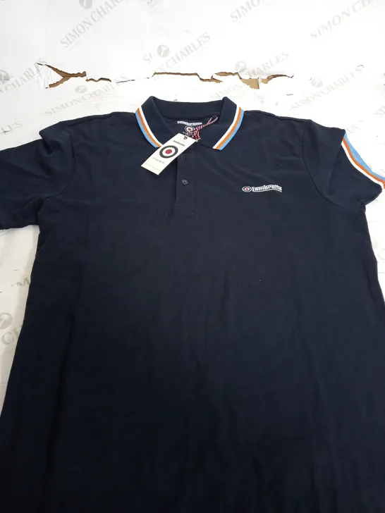 LAMBRETTA POLO SHIRT IN NAVY - XL