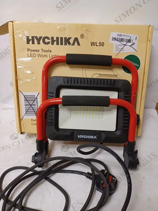 HYCHIKA LED WORK LIGHT 50W, TWO BRIGHTNESS MODE JOB SITE LIGHT