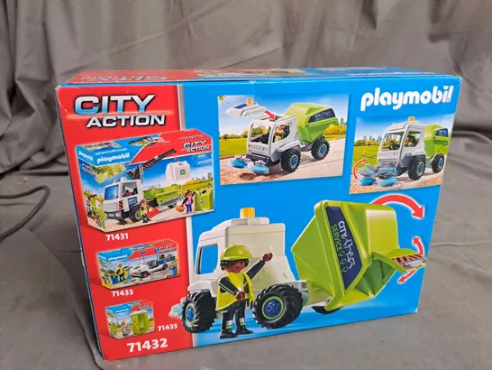 PLAYMOBIL CITY ACTION DUMP TRUCK 71432