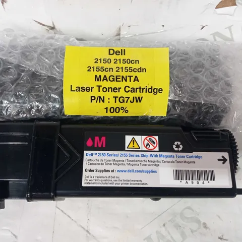 LOT OF 2 X DELL 2150/2155 SERIES MAGENTA LASER TONER CARTRIDGE