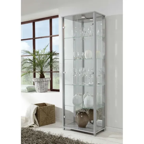 BOXED STANDARD CURIO CABINET WITH LIGHTING