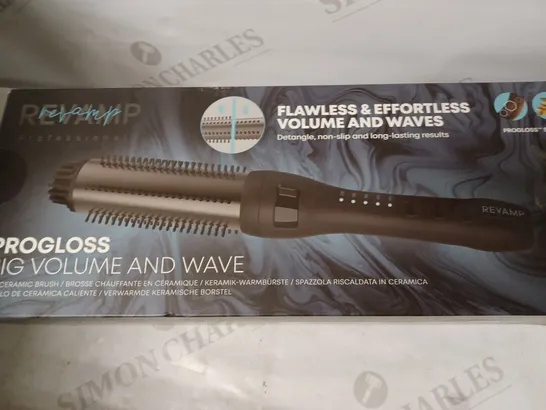 REVAMP, PROGLOSS PERFECT FINISH, CURL AND WAVES BRUSH