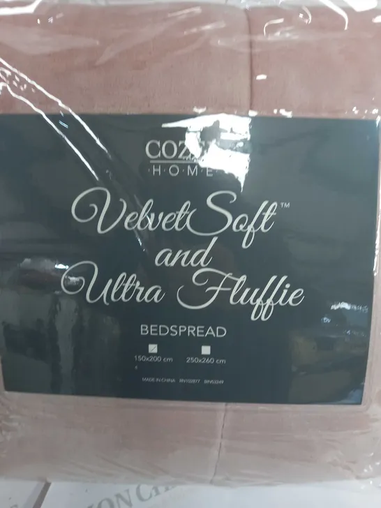 Outlet Cozee Home Velvetsoft & Ultra Fluffie Bedspread 150CM X 200CM