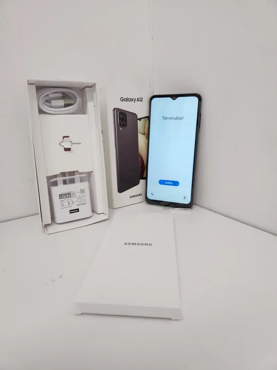 BOXED SAMSUNG GALAXY A12 32GB SMART PHONE - BLACK