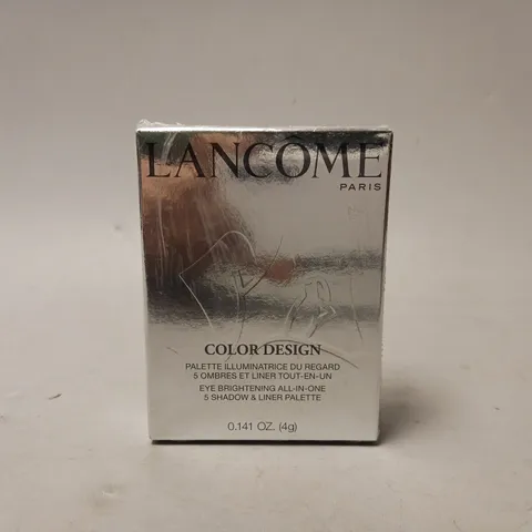 BOXED AND SEALED LANCOME COLOR DESIGN EYE BRIGHTENING ALL-IN-ONE 5-SHADOW & LINER PALETTE 311-GOLDEN SAGE
