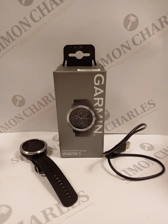 BOXED GARMIN VIVOACTIVE 3 GPS SMARTWATCH