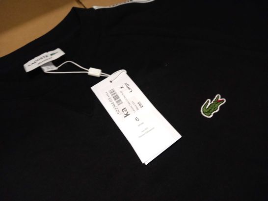 LACOSTE TAPE CN JUMPER IN BLACK - XL