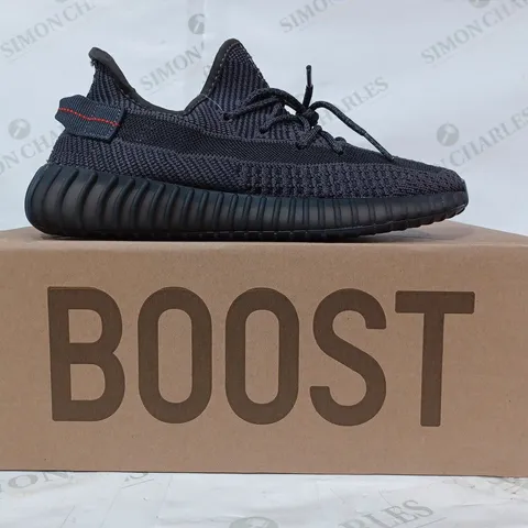 BOXED PAIR OF ADIDAS YEEZY BOOST 350 V2 SHOES IN GREY UK SIZE 8