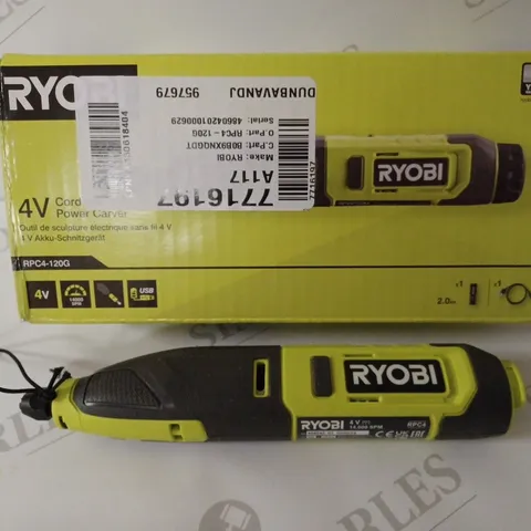 RYOBI RPC4-120G 4V CORDLESS POWER CARVER TOOL