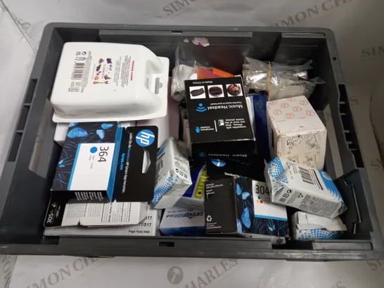 BOX OF APPROX 15 ITEMS INCLUDING ASSORTED PRINTER INKS FOR VARIOUS PRINTERS IN VARIOUS COLOURS