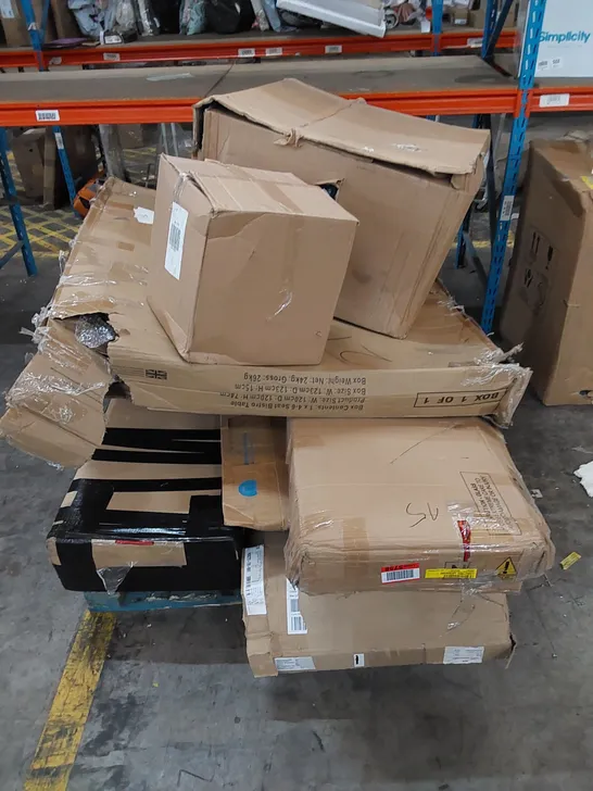 PALLET TO CONTAIN BOXED HOME IMPROVEMENT AND BOXED FURNITURE PRODUCTS 
