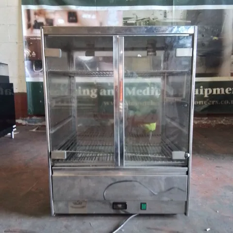 COMMERCIAL STAINLESS STEEL KEEP WARM DISPLAY CABINET