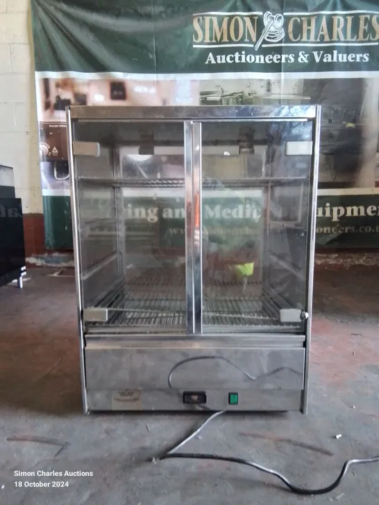 COMMERCIAL STAINLESS STEEL KEEP WARM DISPLAY CABINET