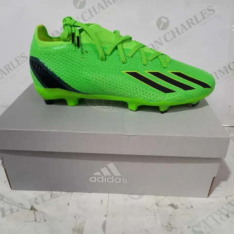 BOXED PAIR OF ADIDAS X SPEEDPORTAL.2 FG FOOTBALL BOOTS IN GREEN UK SIZE 6.5