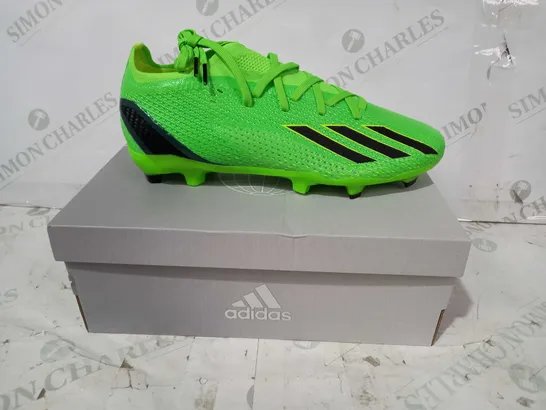 BOXED PAIR OF ADIDAS X SPEEDPORTAL.2 FG FOOTBALL BOOTS IN GREEN UK SIZE 6.5