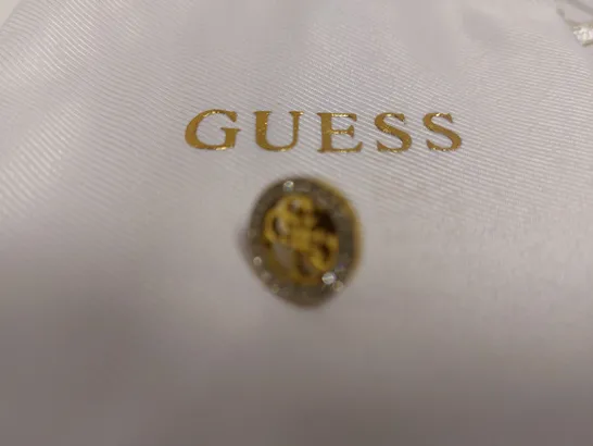 BOXED GUESS STUDS PARTY 12MM 4G LOGO STUD EARRING