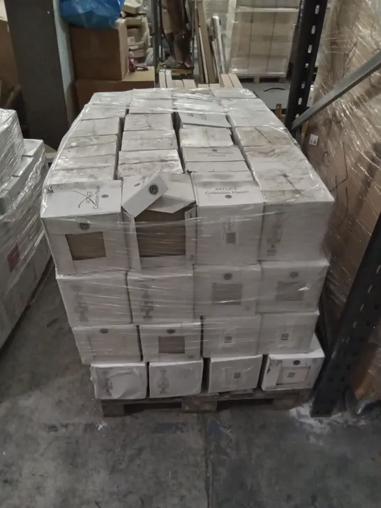 PALLET OF 96 BOXES OF 25 BRAND NEW BRILLIANT GRIS DORE 5 ASTUCE 20X20CM TILES - EACH PACK COVERS APPROXIMATELY 1M² (TOTAL APPROX. 96 SQ.METRES)