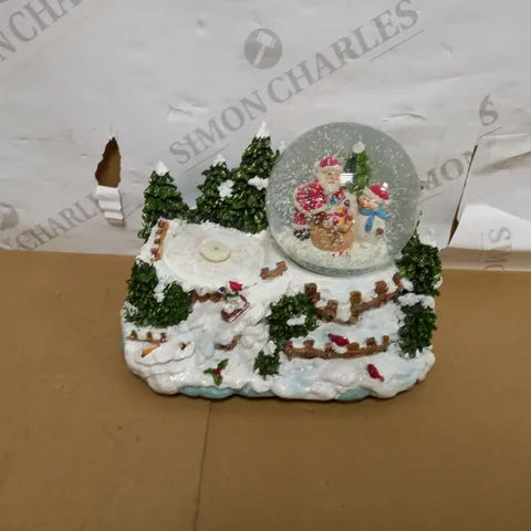 WERCHRISTMAS SNOW GLOBE AND FEATURE