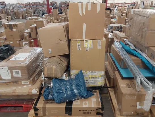 PALLET OF ASSORTED FURNITURE PARTS AND CONSUMER GOODS 