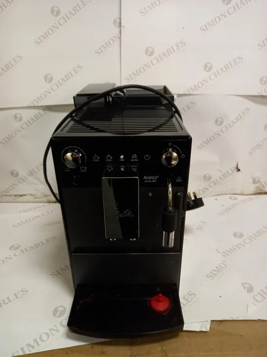 MELITA AVANZA SERIES 600 BEAN TO CUP COFFEE MACHINE