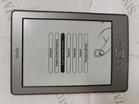 UNBOXED AMAZON KINDLE E-INK READER - GREY