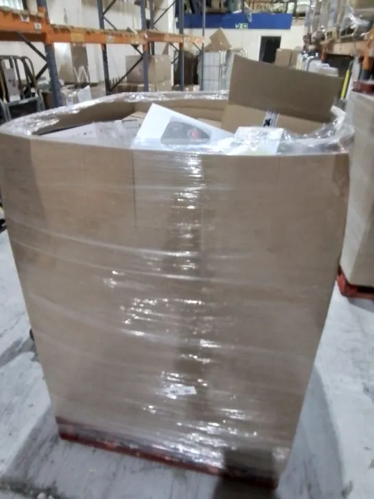 PALLET OF ASSORTED TECH ITEMS TO INCLUDE HP ENVY PRINTER, POLAROID BLUETOOTH SPEAKER AND BT PHONE